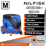 Nilfisk Attix 33-2M PC M-Class Dust Extractor Vacuum Cleaner