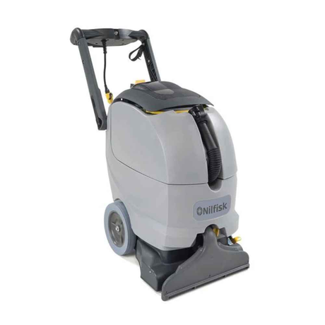Nilfisk ES300 walk behind carpet cleaning machine and extractor