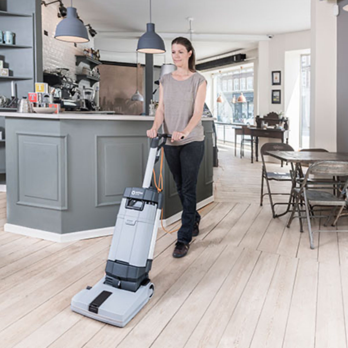 Nilfisk SC100 Scrubber Dryer Compact Upright Floor Cleaning Machine