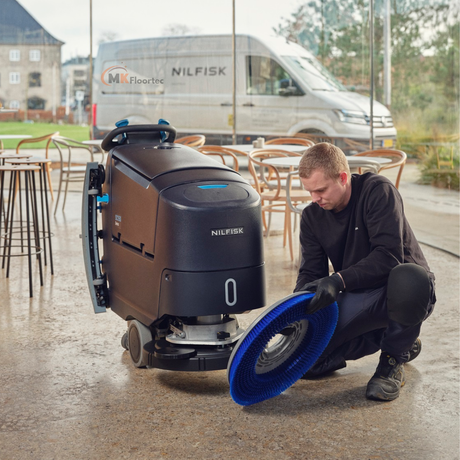 Nilfisk SC550 Walk-Behind Scrubber Dryer – Disc, Cylindrical & Orbital Floor Machine