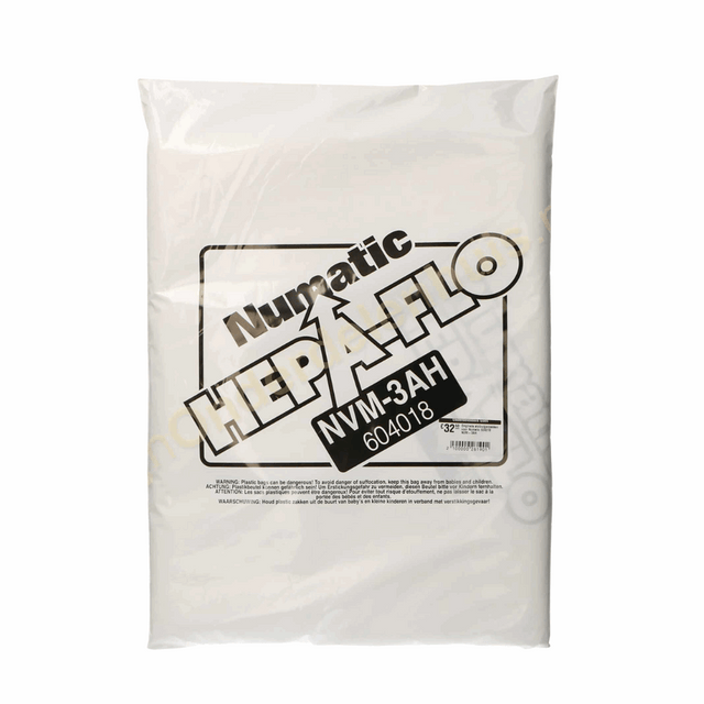 Numatic NVM-3AH HepaFlo vacuum cleaner dust bags, 10-pack, suitable for 470 models, ensuring effective dust management.