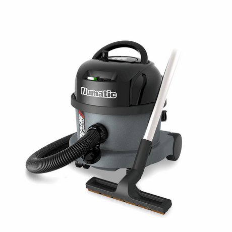 Numatic TRM240 M-Class vacuum cleaner with HEPA 14 filtration, 9L capacity, and 620W motor for site compliance and dust control. 