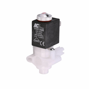 Numatic 220348 solenoid valve, 240 Volt, compatible with most Numatic TT mains-powered scrubber dryers. 