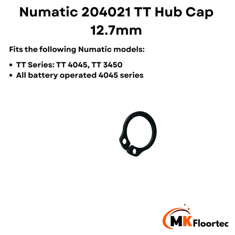 Numatic 219345 TT External Circlip (12mm)
