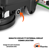 Numatic 219345 TT External Circlip (12mm)