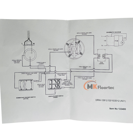 Numatic 321990 Henry 2 Speed PCB 4 Wire Autosave