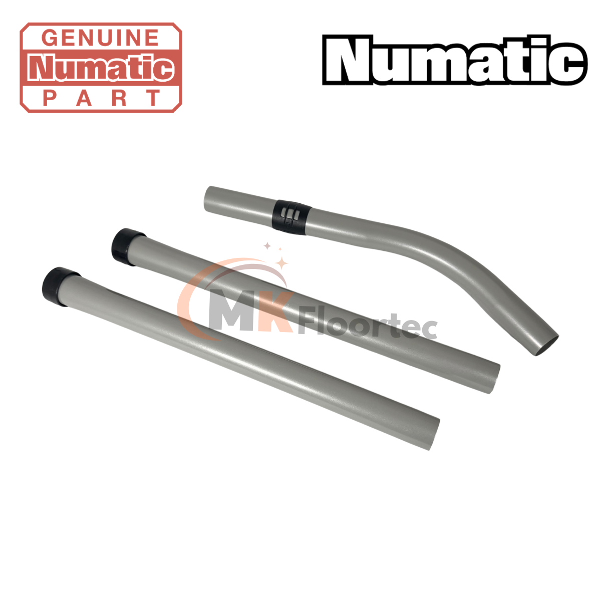 Numatic 601054 32mm 3-Piece Aluminium Wand Tube Set for Henry NPC