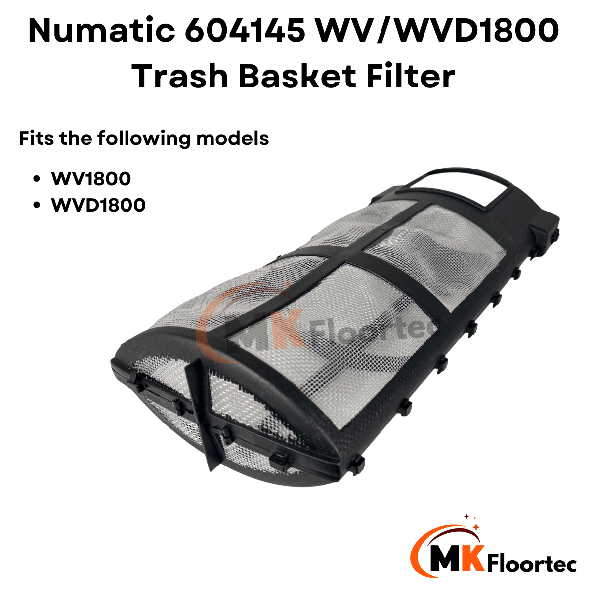 Numatic 604145 WV/WVD1800 Trash Basket Filter
