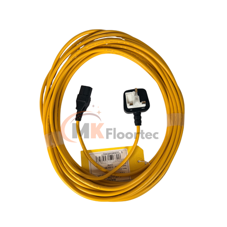 Numatic 911501 12.5m Yellow Plug-in Mains Cable PPR Series