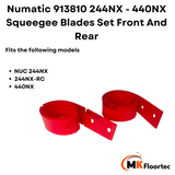 Numatic 913810 244NX - 440NX Squeegee Blades Set