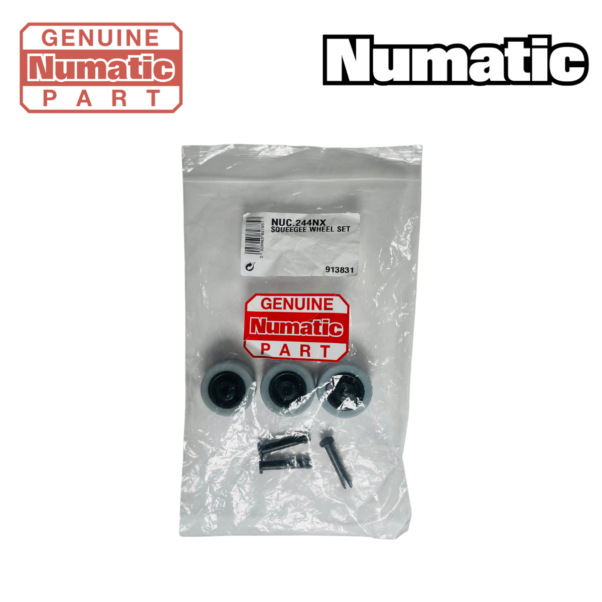 Numatic 913831 244NX - 440NX Squeegee Wheel Set