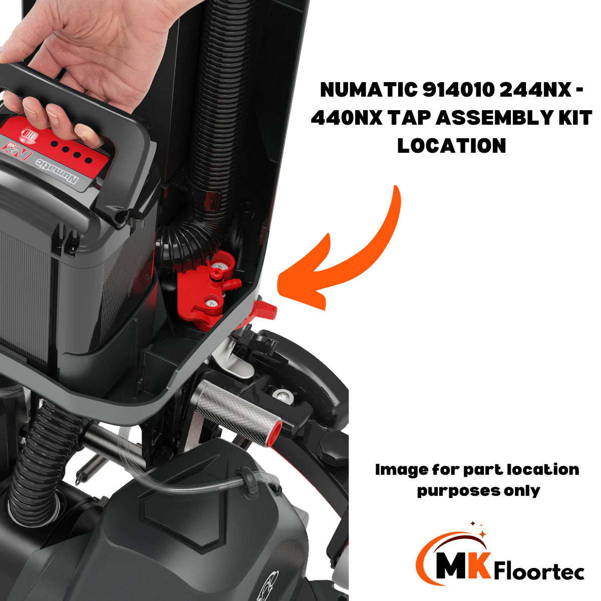 Numatic 914010 244NX - 440NX Tap Assembly Kit