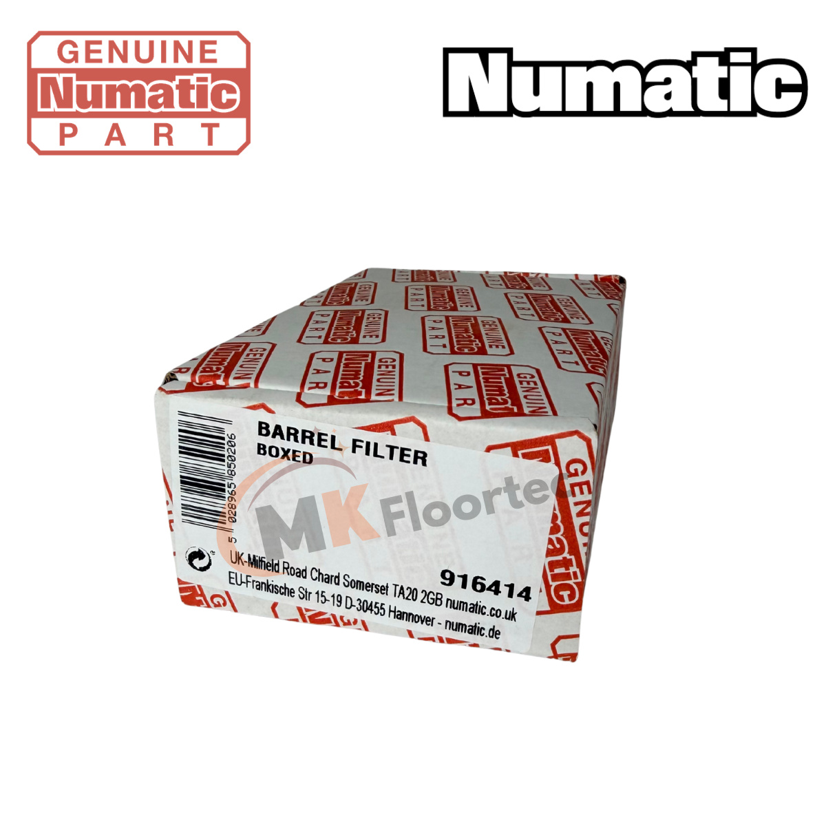 Numatic 916414 TT Floor Scrubber Dryer Lid Barrel Filter