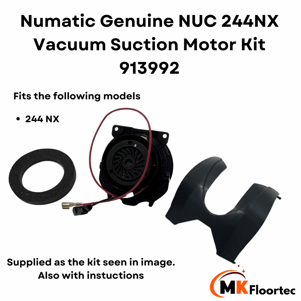 Numatic vacuum motor for NUC244NX scrubber dryer machine