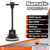 Numatic HFM1515-R Hurricane Floor Scrubber – 150RPM Industrial Rotary Machine