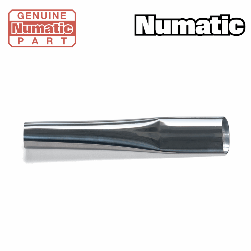 NVB25B 38mm x 305mm stainless steel crevice tool nozzle for Numatic  vacuum cleaners, part number 602925.