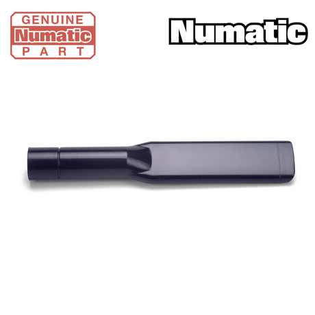 Numatic NVB60B vacuum cleaner crevice tool, 38mm diameter, 305mm length, made of durable ABS plastic, part number 602160. 