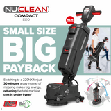 Numatic Compact 220NX Small Floor Scrubber Dryer