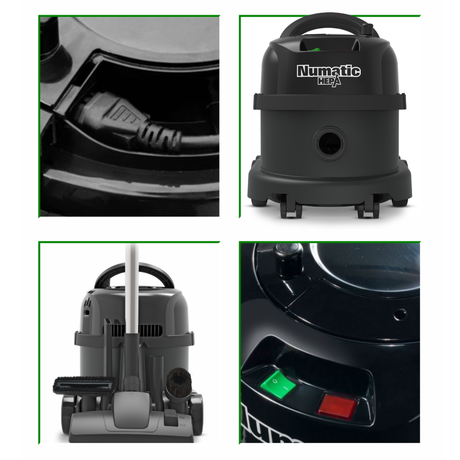 Numatic PPR170H HEPA Cylinder Vacuum Cleaner - Commercial Henry Allergy Hoover
