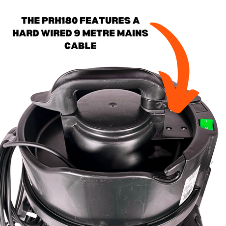 Numatic PRH180 Cylinder Vacuum Cleaner - Commercial Henry hoover