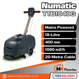 Numatic TT1840G Compact Mains-Powered Scrubber Dryer