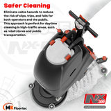 Numatic TTB3045NX-R Floor Scrubber Dryer - Battery Powered