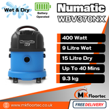 Numatic WBV370NX Cordless Wet or Dry Vacuum Cleaner