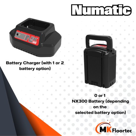 Numatic WBV470NX Cordless Wet or Dry Vacuum Cleaner