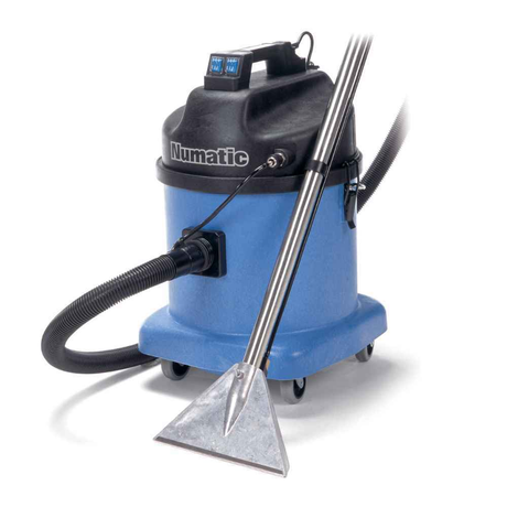 Numatic CTD570 Industrial Carpet Extractor & Upholstery Valeting Cleaner - Dual Motor