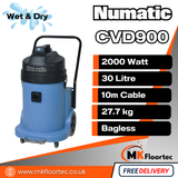 Numatic CVD900 CombiVac Industrial Wet & Dry Vacuum Cleaner (Twin Motor)