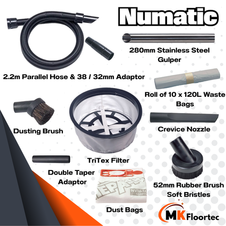 Numatic HZ370 H-Class Vacuum Cleaner Hazardous Dust Extractor