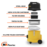 Numatic HZ370 H-Class Vacuum Cleaner Hazardous Dust Extractor