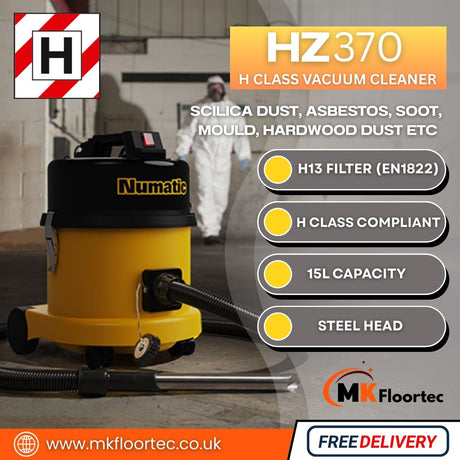 Numatic HZ370 H-Class Vacuum Cleaner Hazardous Dust Extractor