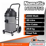 Numatic NTD750 Industrial Twin-Motor Vacuum Cleaner