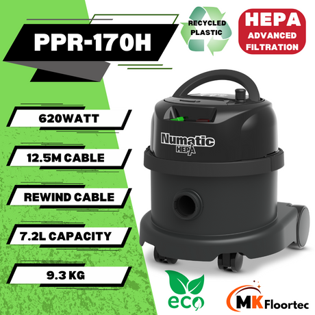 Numatic PPR170H HEPA Filter Commercial Henry Vacuum Cleaner