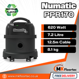 Numatic PPR170 Cylinder Vacuum Cleaner - Commercial Henry Hoover