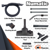 Numatic PPR170 Cylinder Vacuum Cleaner Tools & Attachments