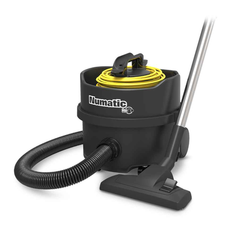 Numatic PRP180 Commercial Dry Vacuum Cleaner, Eco Reflo model, highlights sustainable design and effective cleaning for commercial spaces.
