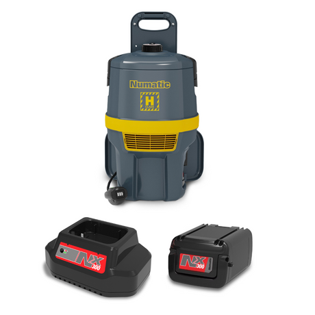 Numatic RHB150NX H-Class Cordless Backpack Vacuum Cleaner