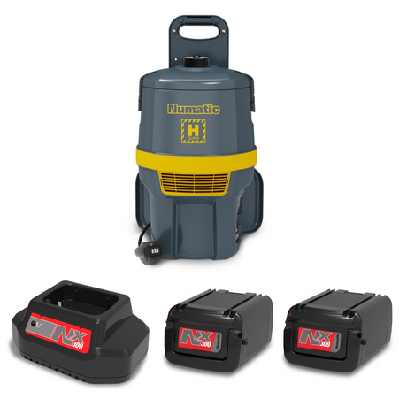 Numatic RHB150NX H-Class Cordless Backpack Vacuum Cleaner