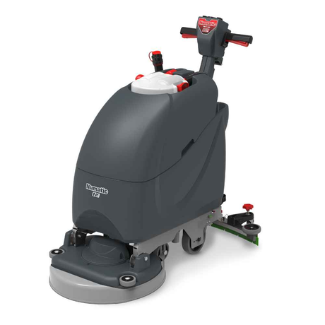 Numatic TBL4055 scrubber dryer: lithium battery, 40L capacity, 550mm scrub width, 100rpm speed, user-friendly controls.