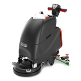 Numatic TTB3045NX-R Cordless Scrubber Dryer features a 30L capacity, 450mm scrub width, and is 45% recycled plastic for sustainability.