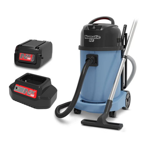 Numatic WBV470NX Cordless Wet or Dry Vacuum Cleaner
