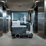 Nilfisk small ride-on scrubber dryer