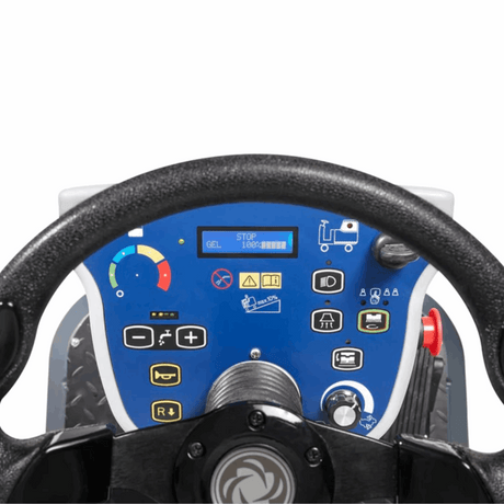 Nilfisk SC3500 ride-on scrubber dryer control panel