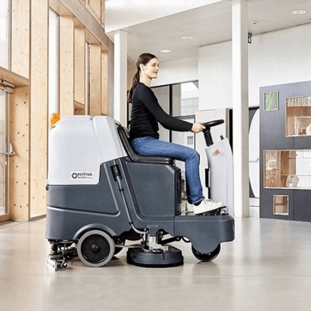 Nilfisk SC3500 ride-on commercial scrubber dryer