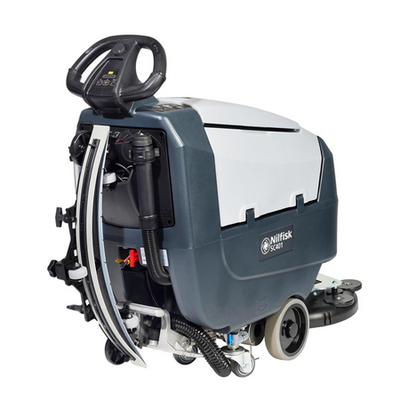 Nilfisk SC401 scrubber dryer for heavy duty floor cleaning