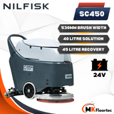 Nilfisk SC450 B Battery Powered Scrubber Dryer