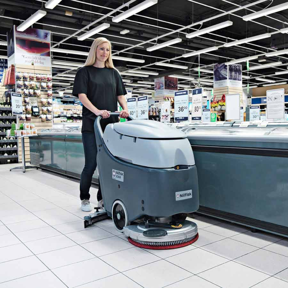 Nilfisk SC450 B Battery Powered Scrubber Dryer