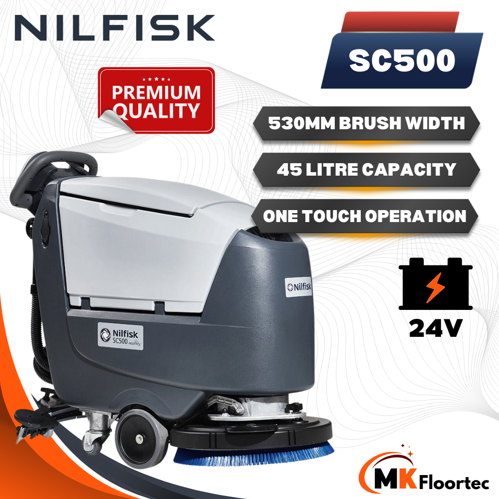 Nilfisk SC500 53B Battery Powered Scrubber Dryer